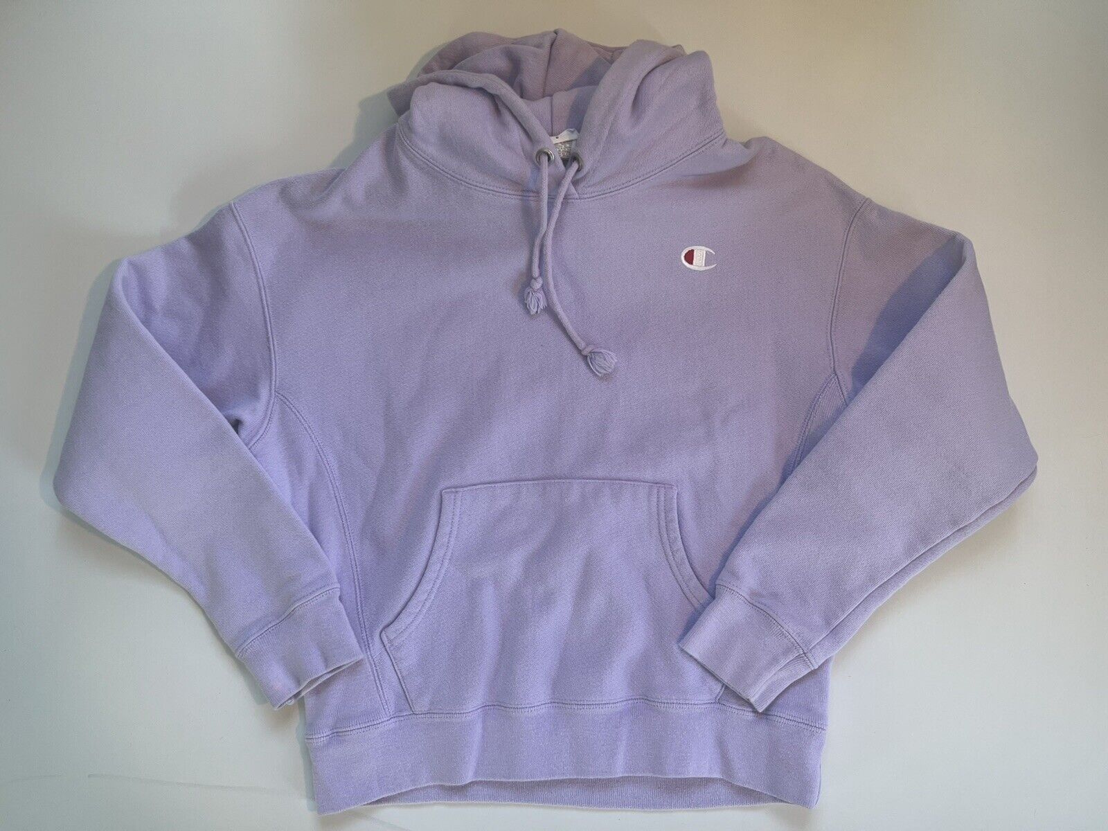 Champion Reverse Weave Lavender Sweatshirt Youth Size M Pullover Hoodie